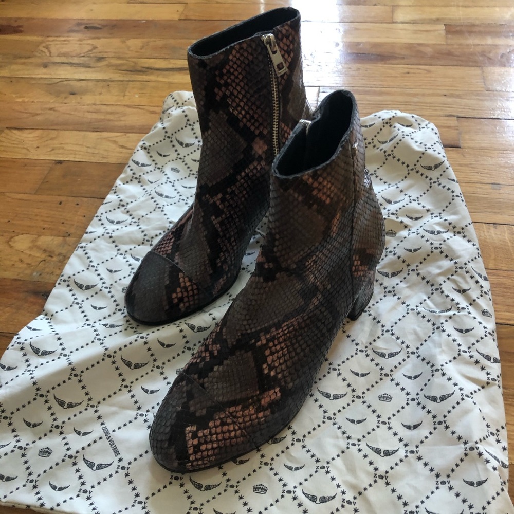 Zadig & Voltaire leather booties